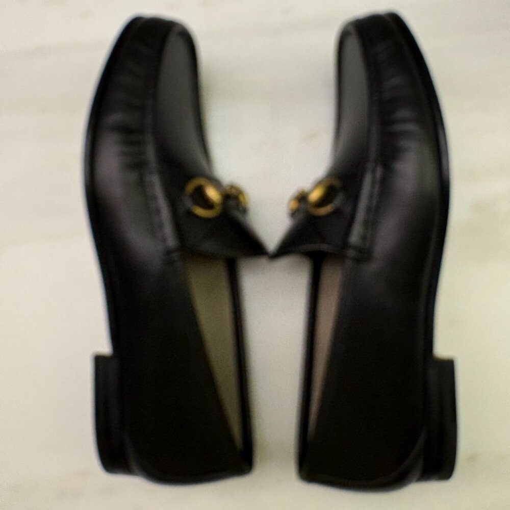 Brand New In Box! Beautiful Black 1953 Gucci Men's Loafers - 9.5 UK/10.5 US - Picture 4 of 12